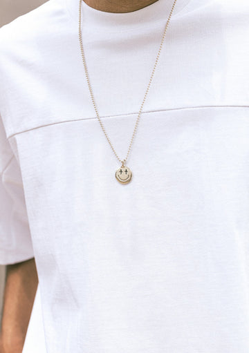 925 SILVER SMILE PENDANT NECKLACE